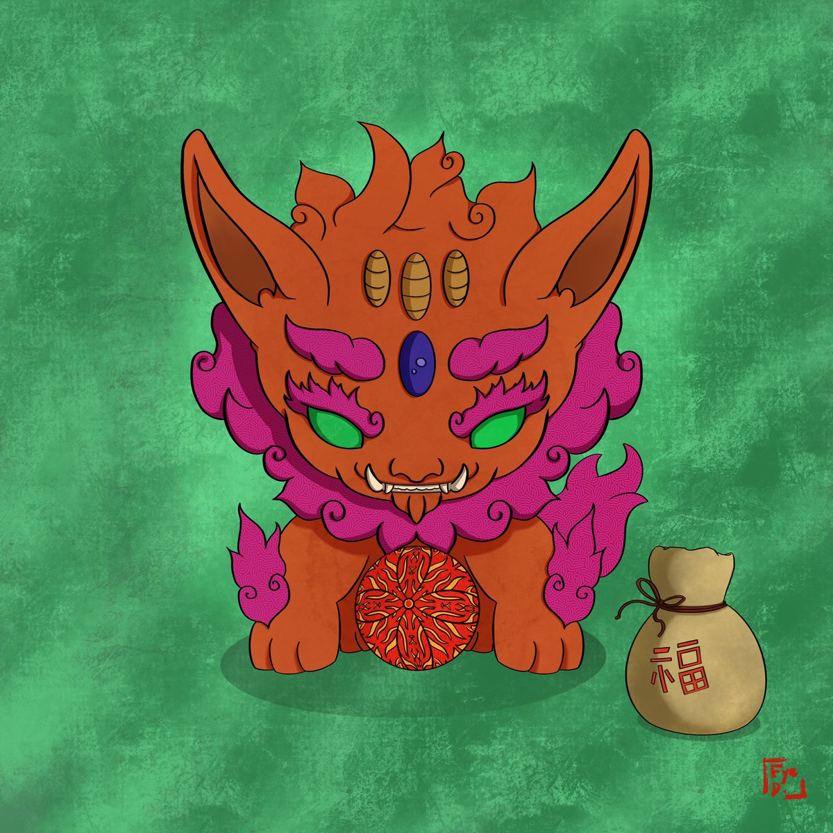 FyeDrake's tweet photo. Just realized I haven’t posted anything this year yet… 😂😓🤦🏼‍♂️🙇🏼‍♂️ Wishing you a great year anyway… 😂😉

#2022 #darwing #shisa #dog #yearofthetiger #illustration #procreate #digitalart #doodle #instaart #artist #originalcharacter #painting #inking #creature #fantasticbeasts #cute https://t.co/MLU44ulqsv