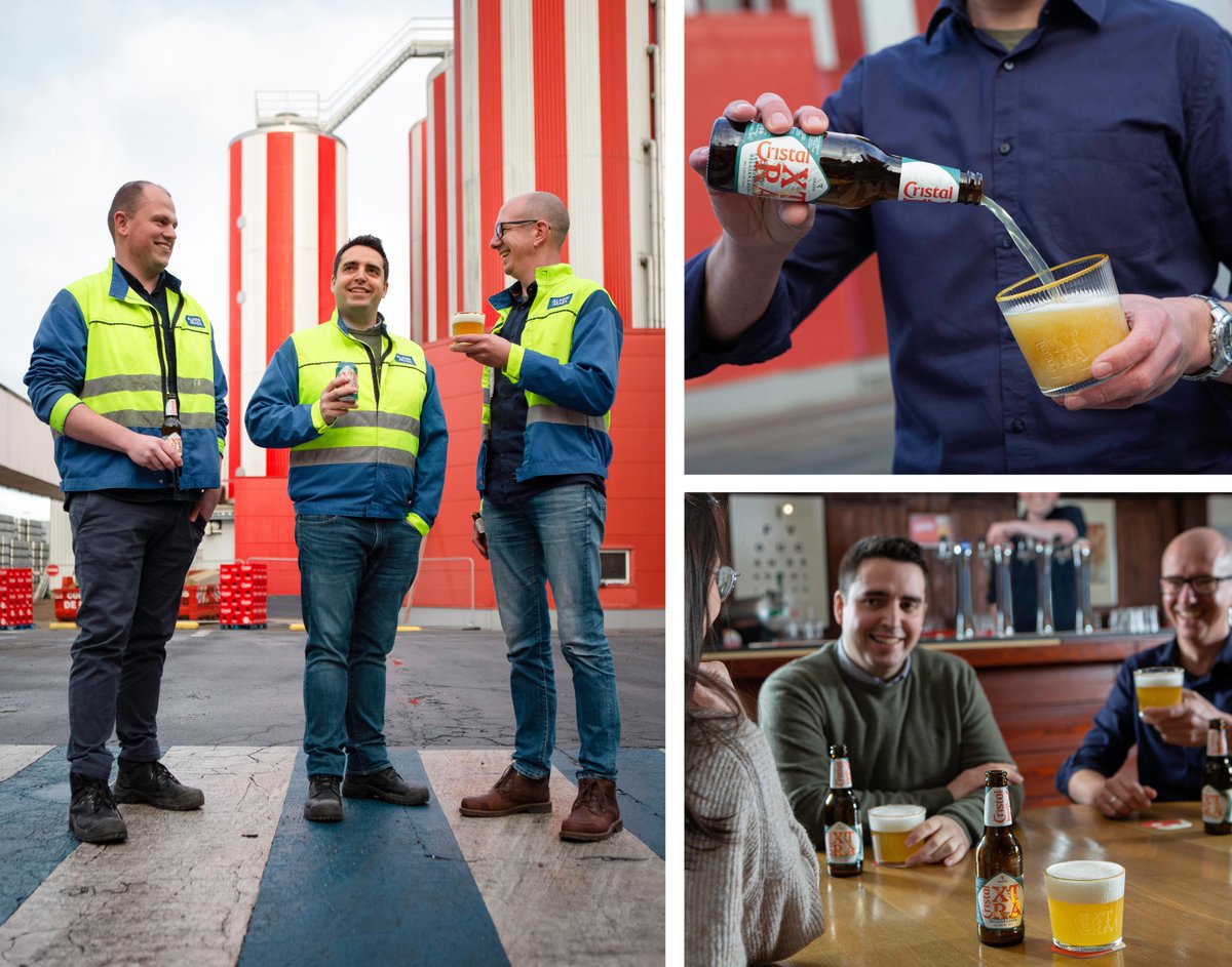 Voici... #Cristal XTRA ! 🍻 Notre dernière #innovation #rafraîchissante en #pils belge. Cristal Xtra est brassée avec un mélange unique de 3 grains pour un goût #extraordinaire. 
Et une bière blonde unique a besoin d'un verre #XTRA-ordinaire ! 👌