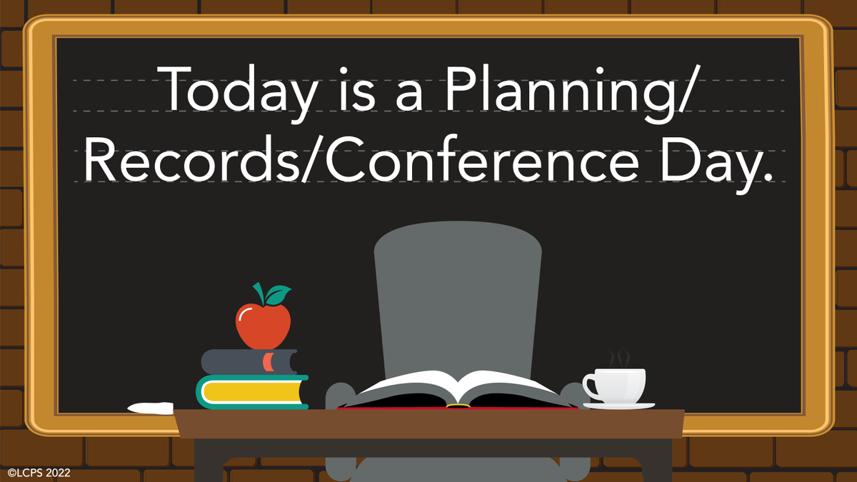 There are no classes for students today, Monday, January 31, for a Planning/Records/Conference day.