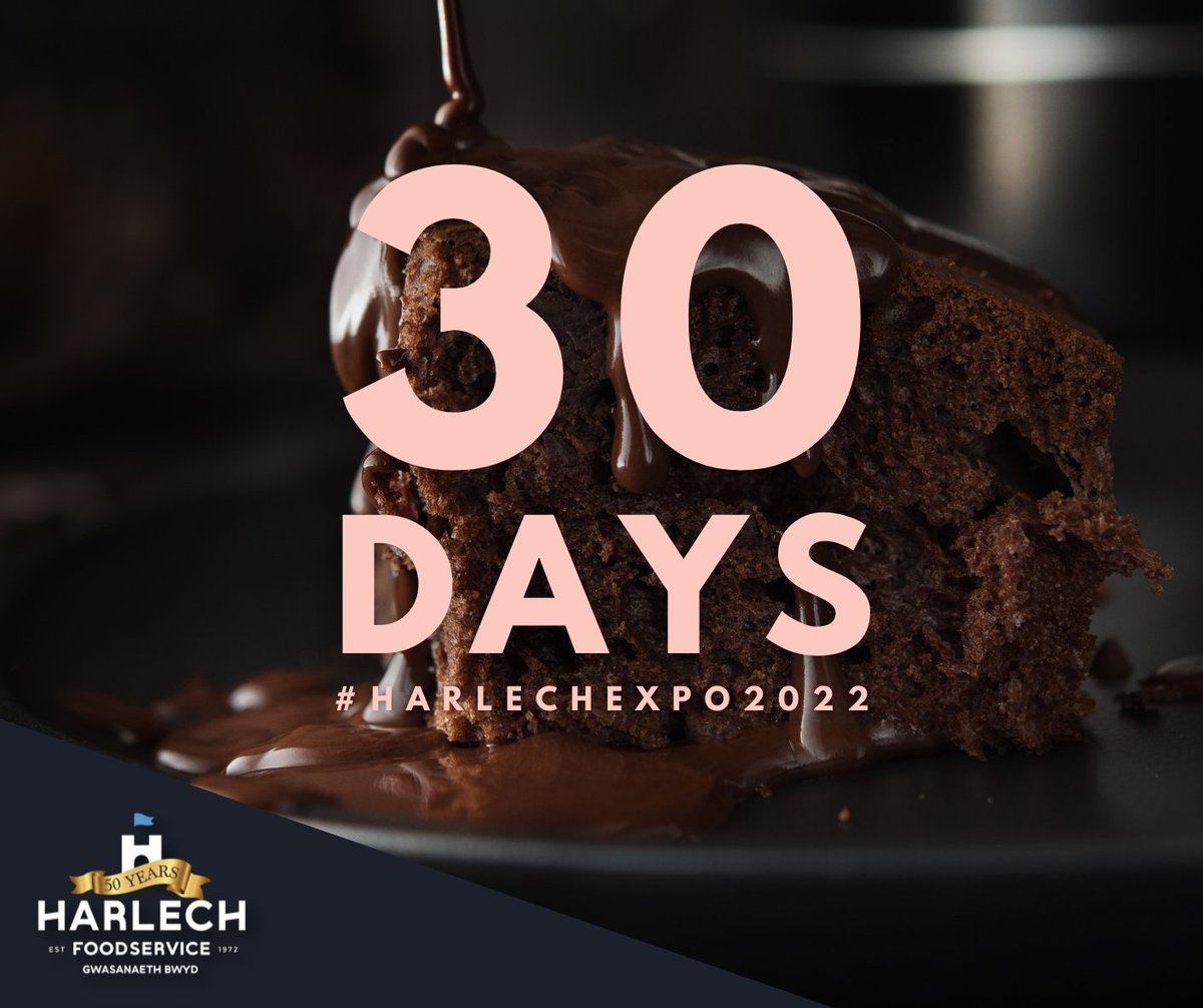 🎉 The countdown begins with just 30 days to go until we open the doors to our 2022 Expo! Will you be attending? 🎉

You can register here 
// Cofrestrwch yma ⬇️
eventbrite.co.uk/e/harlech-food…

#harlechexpo2022 #30daystogo #countdown