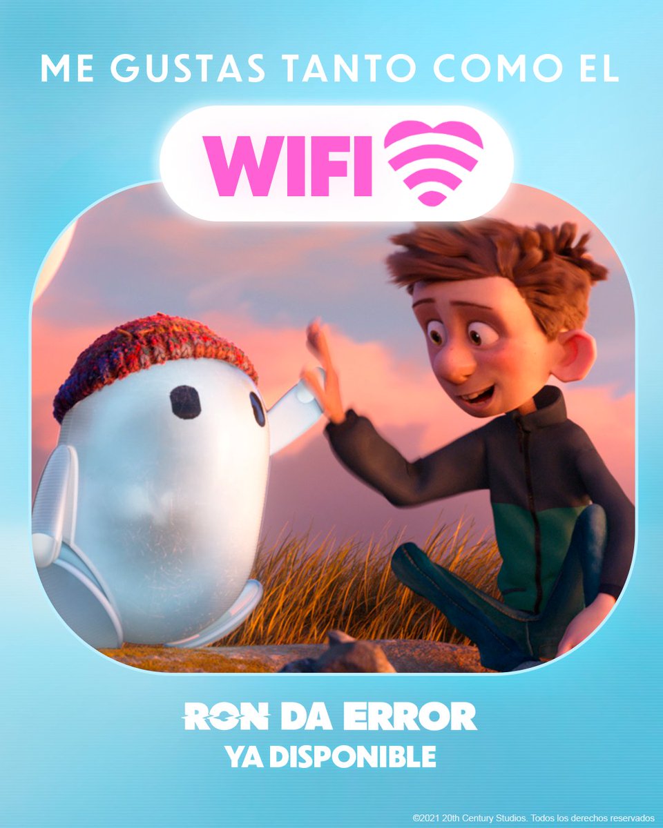 DisneyPlusES's tweet image. Menciona a alguien que te guste MÁS que el Wi-Fi 😝📶
#RonDaError, ya disponible en #DisneyPlus