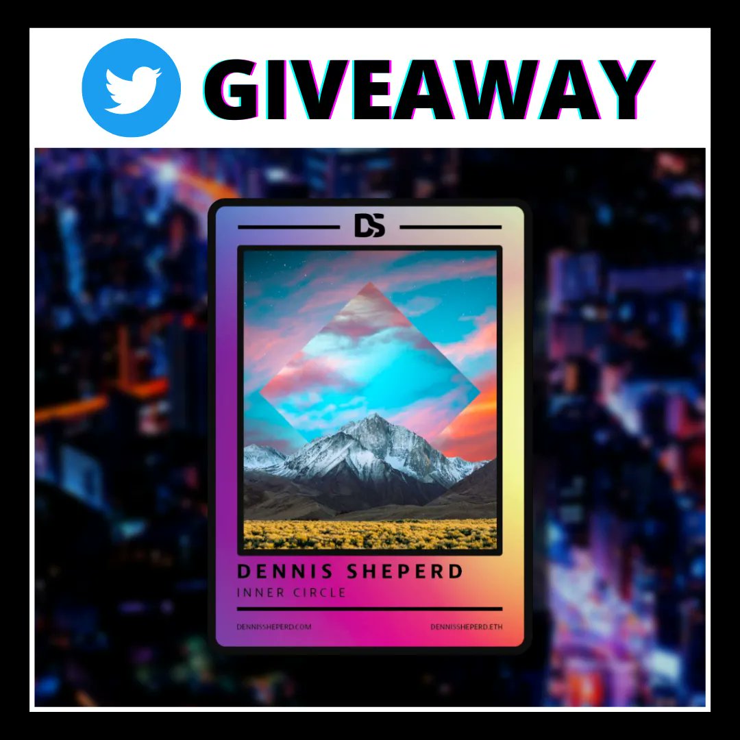 dennissheperd's tweet photo. 🎉🎉 #NFTGiveaway 🎉🎉

Excited to reveal my Inner Circle #NFT. 🚀
More info here: https://t.co/mQh6S2jLKt

Rules ⬇️

1) Follow @dennissheperd
2) Like and RT this tweet 🔁
3) Tag 2 friends ✅

2 winners picked in 48 hrs

#NFTCommunity #NFTs #NFTdrop #NFTGiveaways #NFTartist https://t.co/0ESQzao7k2