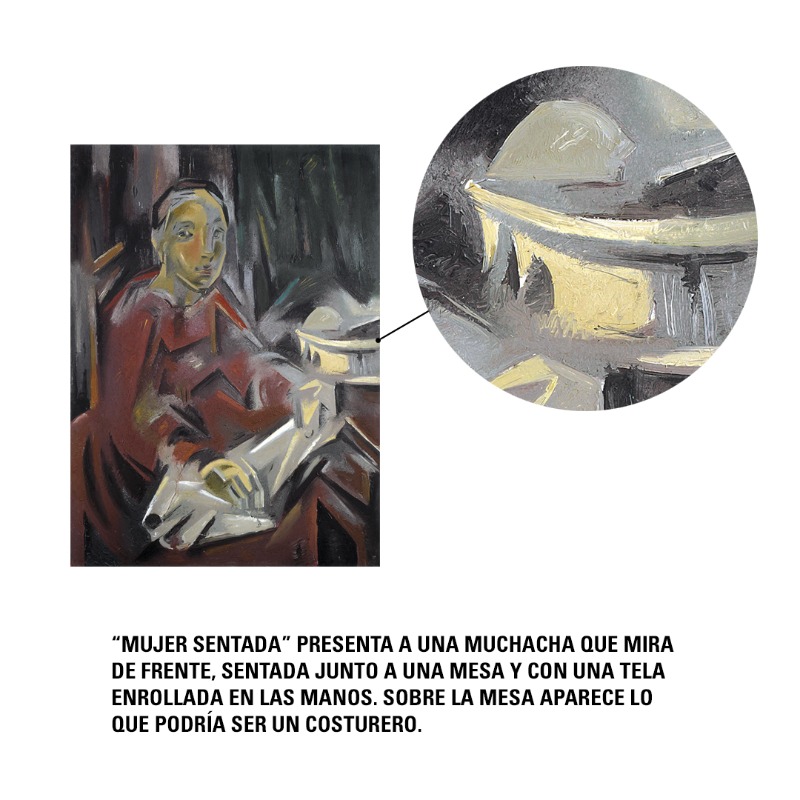 bilbaomuseoa's tweet photo. Atormentada por sus deformaciones físicas y su mala salud, María Blanchard (Santander, 1881-París, 1932) supo hacer frente a las dificultadas de ser una mujer pintora en la sociedad española de su tiempo. ¿Te apetece descubrir su obra “Mujer sentada”?