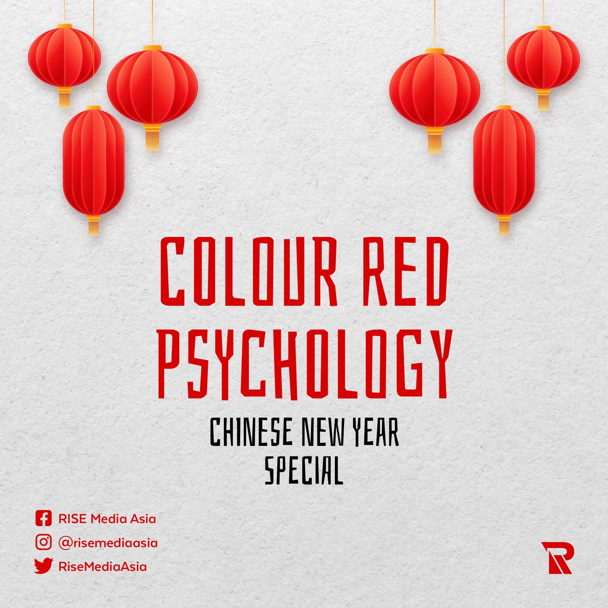 RISEMediaAsia's tweet photo. The colour RED brings a special meaning when it comes to influencing people’s mood and views.

Let’s see what red means during Chinese New Year! Swipe for more. https://t.co/uXhfepl3cB