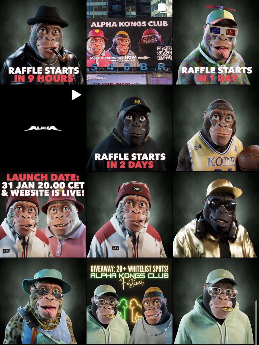 World is ready for the launch of <a href="/AlphaKongsClub/">Alpha Kongs Club</a> !? #nft #NFTCommunity