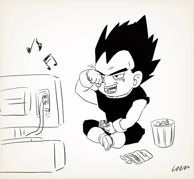 眠気と戦うゲーマー王子 