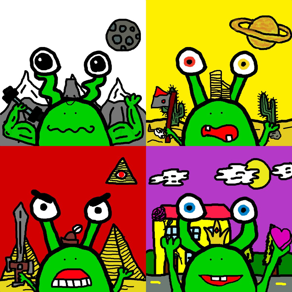 Crypto_Slugs's tweet photo. @valleyTheCat The Crypto_Slugs NFT collection.
More info on:https://t.co/k7U39nekXm https://t.co/cfgn4mZJ3t