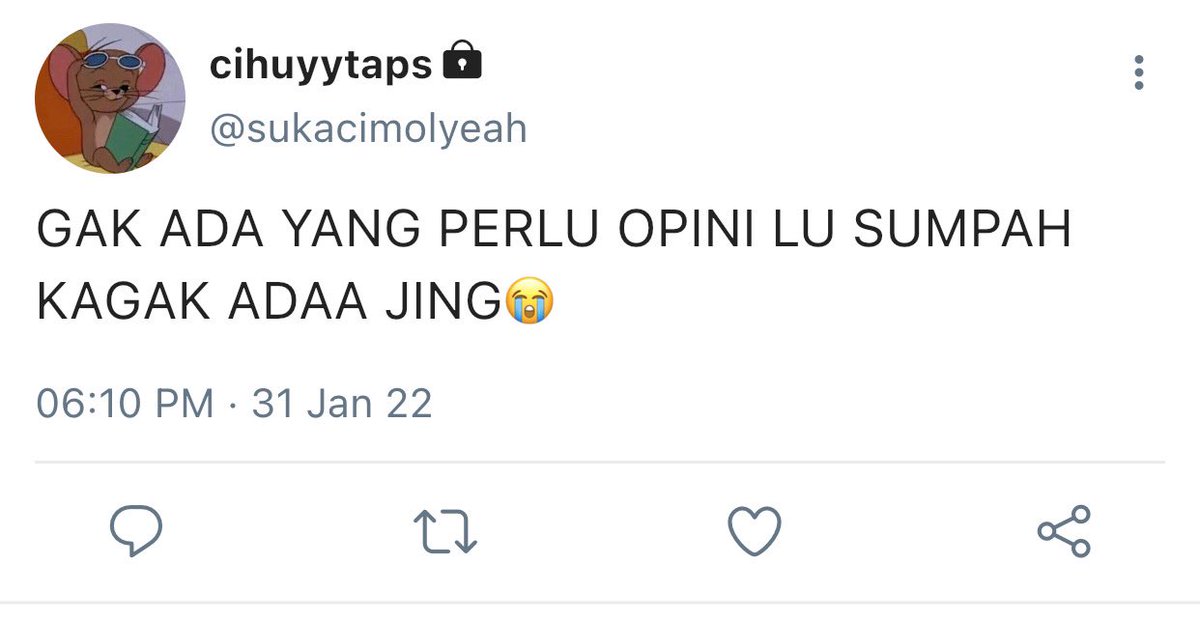 althealma's tweet photo. LU GAK BERHAK BEROPINI KALI INI YA KEINARA😭 https://t.co/CewKNk1vCb