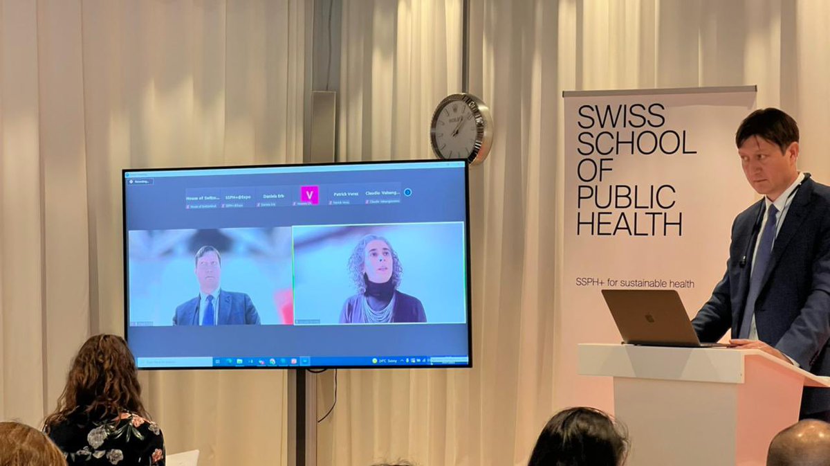 cdaltonICRC's tweet photo. As part of #Expo2020
Health & Wellness Week @ICRC Head of Health highlighted impact of conflict on #health dynamics talking at an event showcasing the link between public health and #SDGs
#sustainablehealth โ #connectingminds #ssphplus https://t.co/ANxHZJl9sz