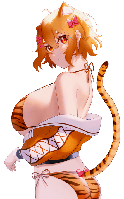 虎柄ビキニのtwitterイラスト検索結果