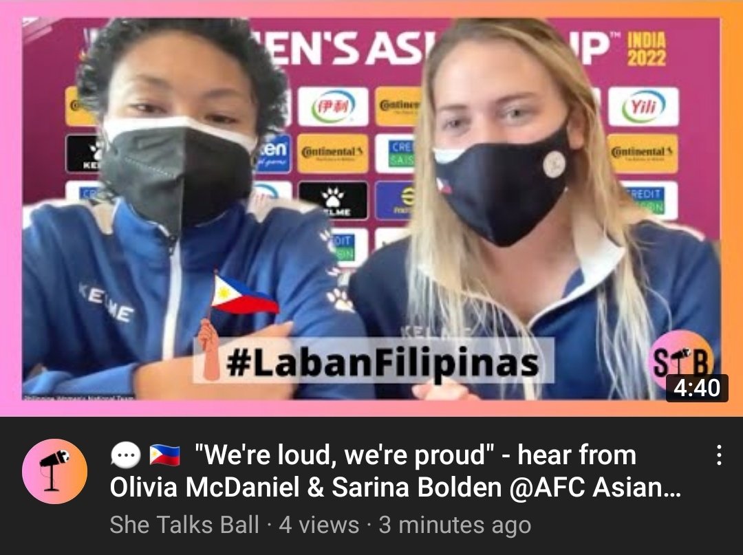 radhalathgupta's tweet photo. Glad to have the opportunity to speak to @srnbldn &amp; @livmcd23 today🤗. Hear from them on true 🇵🇭Filipino culture and their responsibility on being role models now #WAC2022 #SheTalksBall 
🔗https://t.co/plQEuPbl8U https://t.co/1njJ6XQ0kl