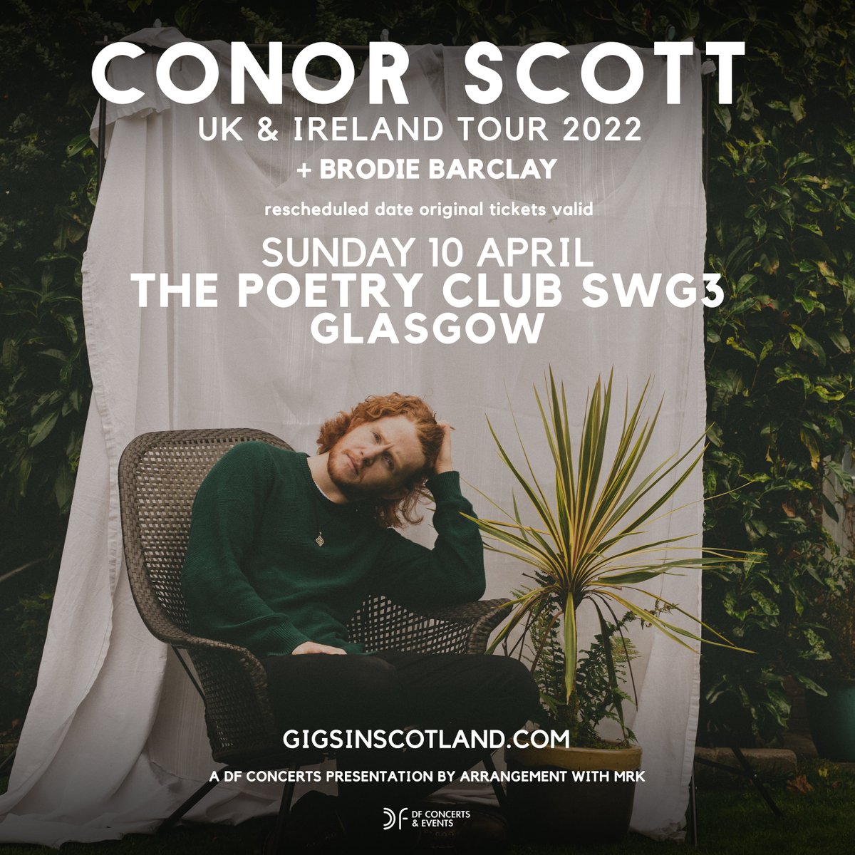 gigsinscotland's tweet photo. RESCHEDULED » @ConorScottMusic show at the @PoetryGlasgow in February has moved to the 10th April 2022!

MORE INFO ⇾ https://t.co/SpWolvqQIz https://t.co/dFHjGyY7XF