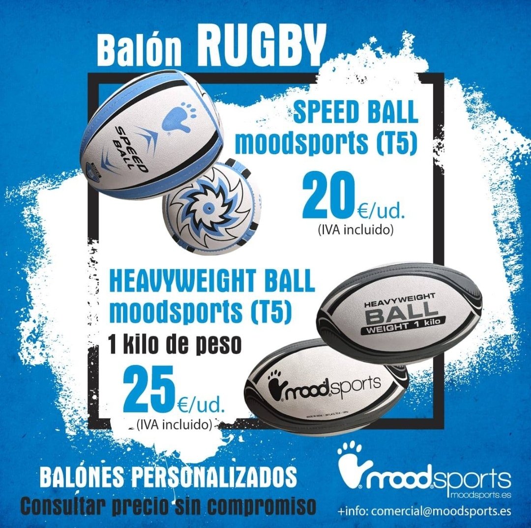 Dale caña 💪 con los balones 🏉#SPEED💫 y #HEAVY 🎸
Hacemos envios 🚀