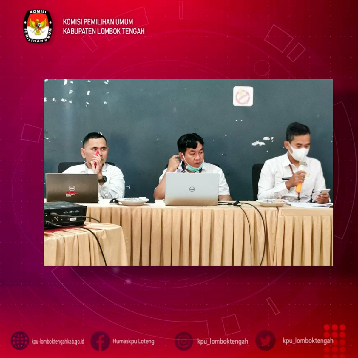 HumasKPULoteng's tweet photo. #TemanPemilih
Senin, 31 Januari 2022 bertempat diruang Rapat KPU Kab. Lombok Tengah, telah dilaksanakan Rapat Penyusunan Sasaran Kinerja Pegawai ( SKP ).
#TimHumas
#KPUmelayani https://t.co/4jDABtpbAO