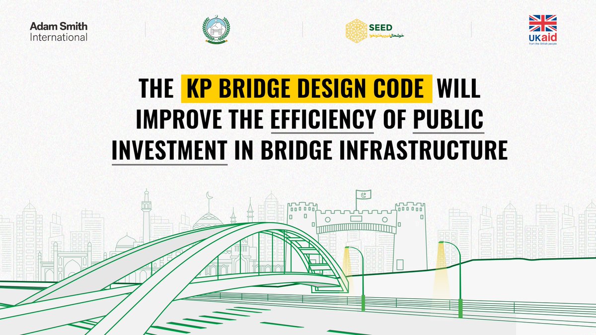 SEEDinPakistan's tweet image. 🚨Today, we held the 4th Meeting of the Core Working Group on the KP #BridgeDesignCode and discussed 'Design Demand and Resistance Capacity for Super Structure'. We're 2 months away from a final document on the first formal, locally developed code for bridges in Pakistan!