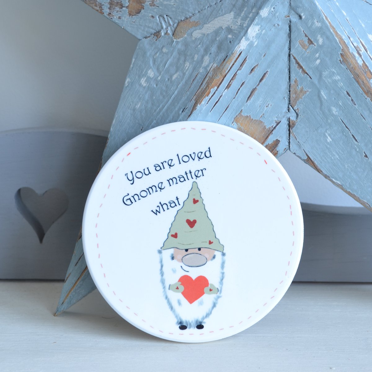 Morning #elevenseshour, this little ceramic coaster with a hand drawn image printed to the front has now been listed in my #etsy shop, just in time for #ValentinesDay etsy.me/3AZrxJf via <a href="/Etsy/">Etsy</a>
