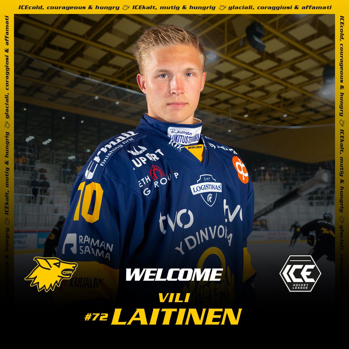 Der HCP reagiert auf die olympiabedingte Abwesenheit von Kristensen und holt einen jungen finnischen Verteidiger. Willkommen in Bruneck, Vili!
hcpustertal.com/news/vili-lait…