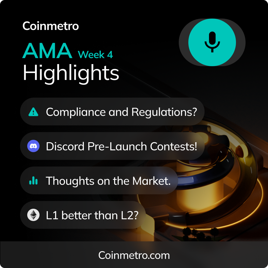 CoinMetro's tweet photo. Have you seen last week's AMA yet? π₯
If not, watch the full video here, where you can also find some of our new designs in the background π₯
Do you like our new branding so far?π¨
#coinmetro #xcm #amahighlights
https://t.co/5QtdUlsiOB https://t.co/KHkuba8iY1