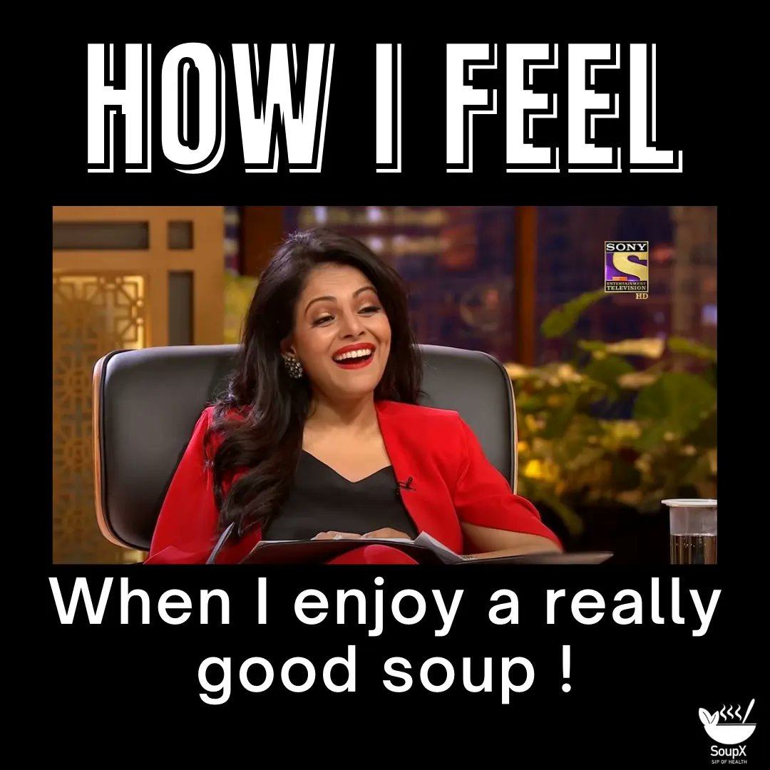 soupxIndia's tweet photo. Say yes to healthy soups and Goodbye to unhealthy body….

Tag a healthy friend you know in comment who always say
no to unhealthy food 

#sharktankindia #sharktank #sharktankindiamemes
#sharktankmemes #sharktankstartup #startup
#startupindia #makeinindia #narendramodi
#Memes https://t.co/B8HoUSNqTO