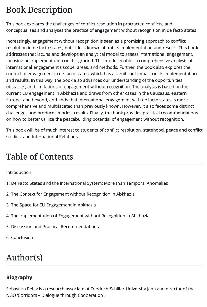 Routledge Studies in Statehood tweet media