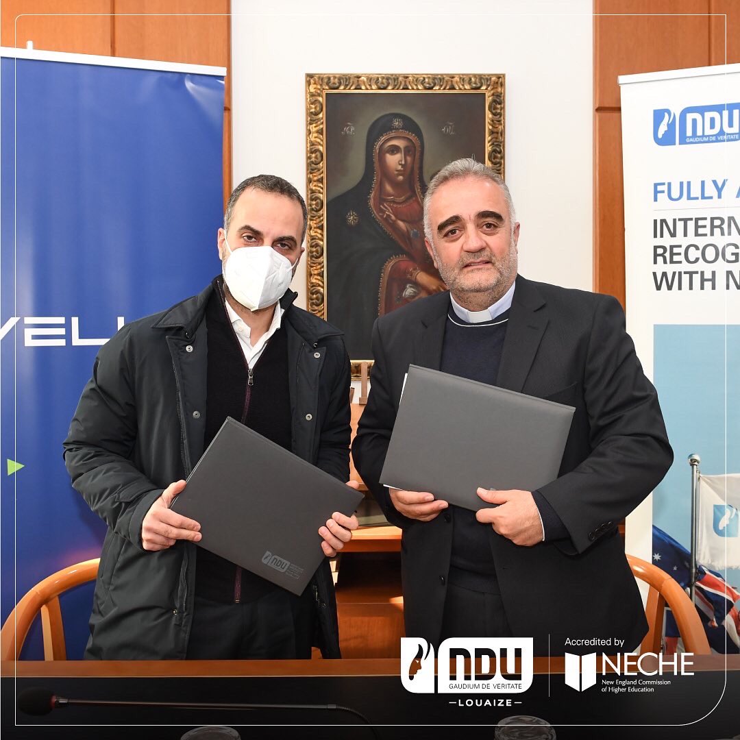 NDU_Louaize's tweet photo. NDU recently signed an MoU with Novelus. Read more: https://t.co/jPF23qzfrG
 
#NDUNews #NDUers https://t.co/tg0TlHk0aG