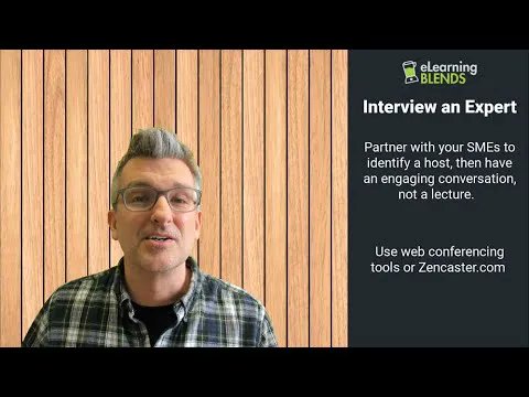 Are you looking for ways to make self-study modules more interesting and somehow spend less time making them?  Here's a recipe for a course built by interviewing an expert. buff.ly/3AI77nV