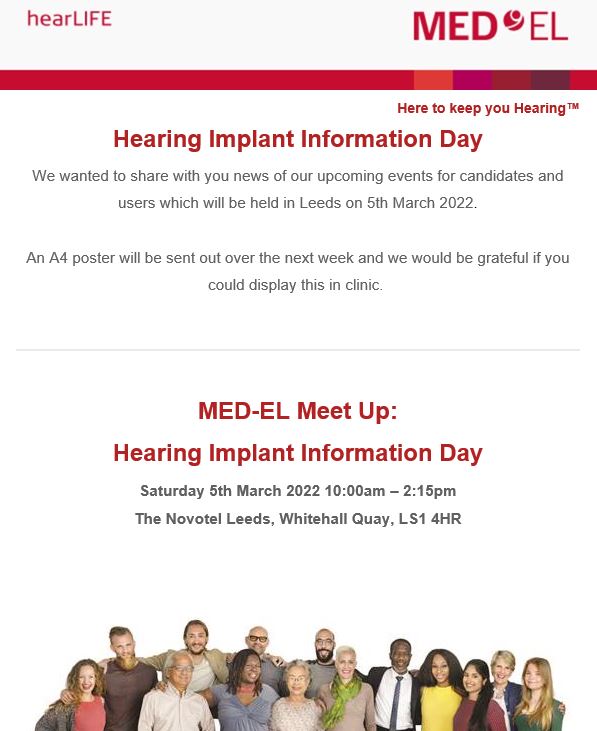 MFTcochlear's tweet photo. You can register here to attend this Cochlear Implant information day #cochlearimplant #audpeeps #timetotalkaboutcochlearimplants https://t.co/oOK7ML1clX https://t.co/HbaX7uX4zP