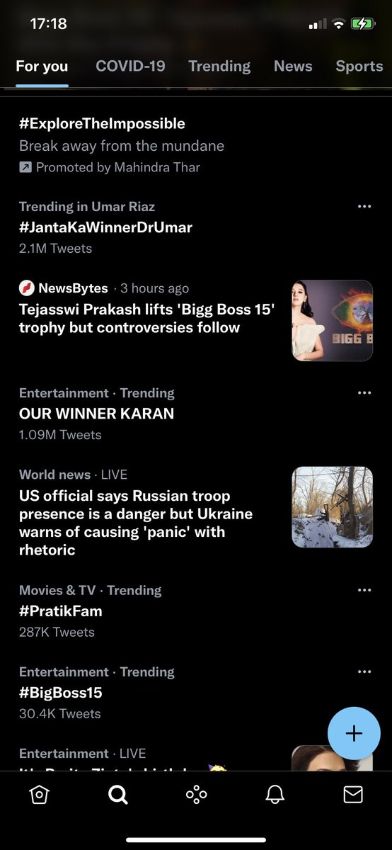 MadaanGarima's tweet photo. Is baar #BiggBoss15 ki winner Bheja uff naagin ko chodker hr koi trend ho raha hai.. woww kya trophy jeeti hai tune naagin.. fake show ki fake bahu.. worst winner ever.. #UmarRaiz #KaranKundraa #PrateekSehajpal 
@kkundrra @realumarriaz 

ASLI WINNER UMAR RIAZ https://t.co/r2HuPDtoNx
