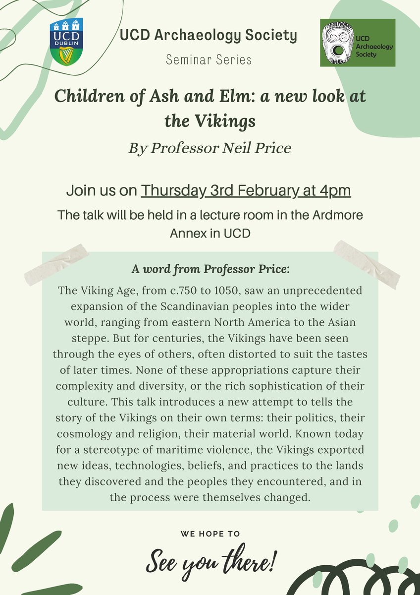 UCD Archaeology, Dublin tweet media