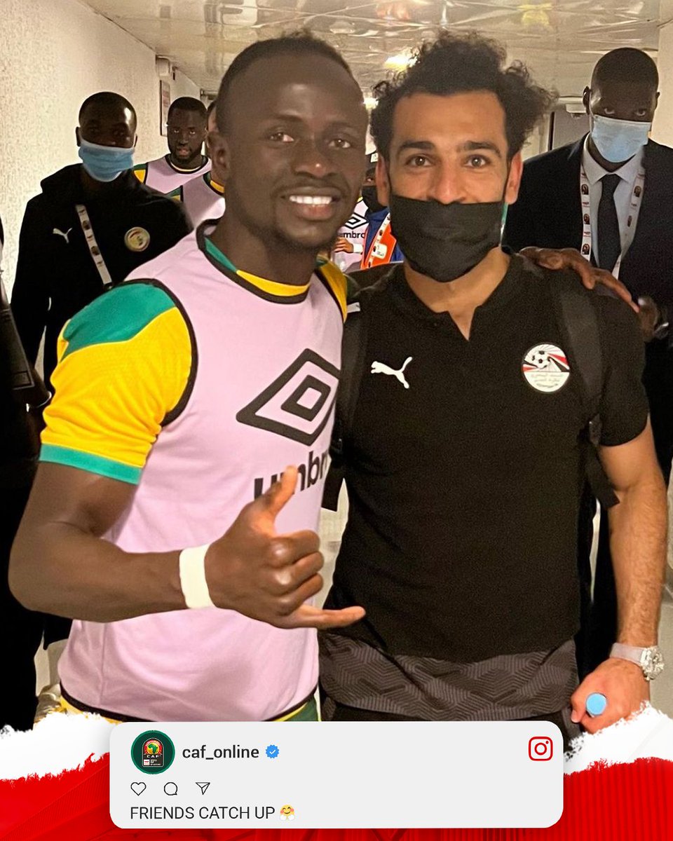 Two #AFCON2021 semi-finalists 😁