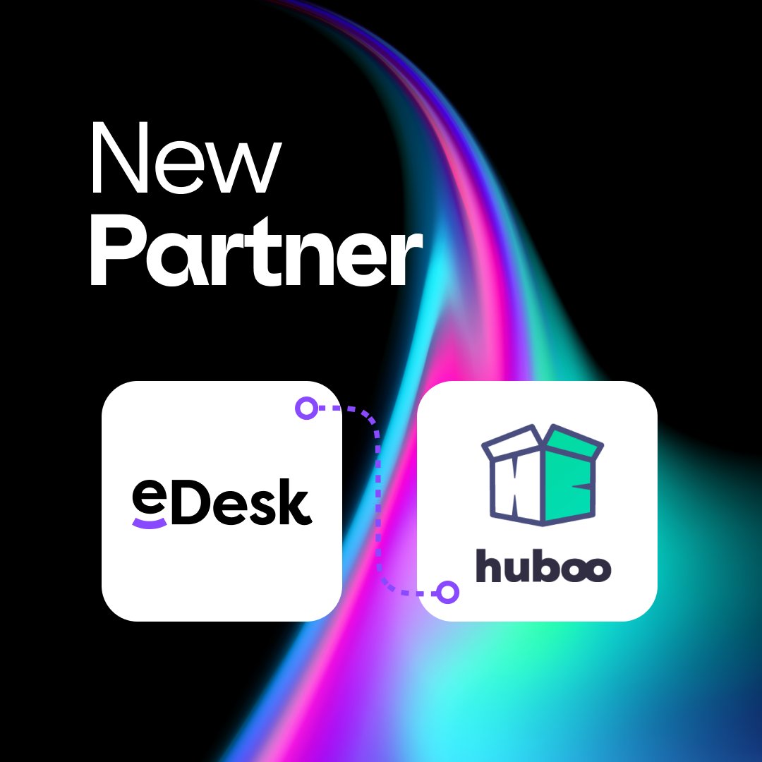 eDesk's tweet photo. ⭐️ Partner spotlight: @huboofulfilment ⭐️
eDesk partners with Huboo as they give eCommerce companies of all sizes access to their award-winning #fulfilment services.
Learn more about Huboo and about becoming an eDesk partner here: https://t.co/V4DtjHQsTh #eCommercePartner https://t.co/v3hZIDjR0C