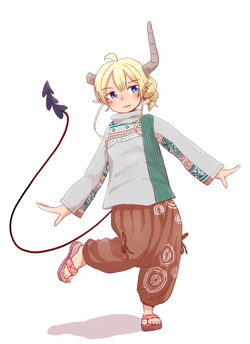 #今月描いた絵を晒そう 
他にも魔方陣とか描きました。

わりとキレイな感じのを描けたと思います。 