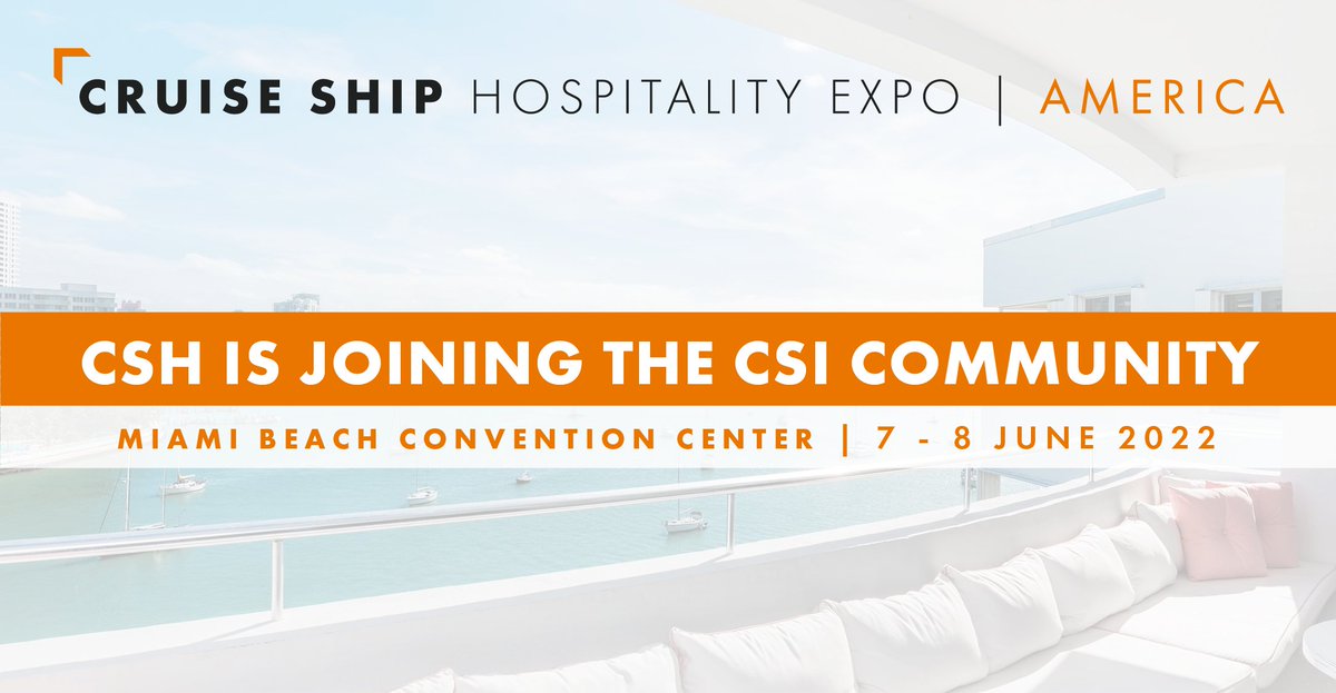 Cruise Ship Hospitality Expo America tweet media