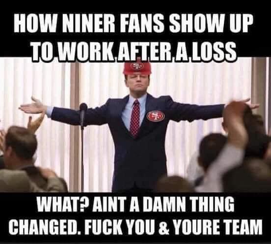 JabninersJavier's tweet photo. That’s right! #MondayMotivation #MondayMorning #Mondayvibes @49ers #FTTB #Go Niners https://t.co/l8eZgiDBBx