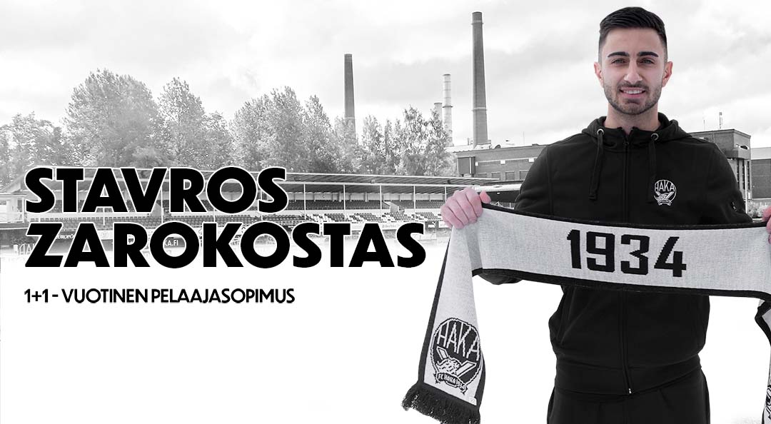 FCHakaOfficial's tweet photo. FC Haka ja kreikkalainen Stavros Zarokostas ovat tehneet 1 -vuotisen pelaajasopimuksen, mikä pitää sisällään option myös vuodesta 2023. 
Lue lisää ⬇
https://t.co/hxWATYtBGL https://t.co/ResnirvPCO