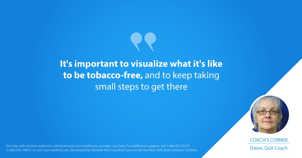 nysmokefree's tweet photo. "It's important to visualize what it's like to be tobacco-free, and to keep taking small steps to get there – such as practicing not smoking in a car as your quit-date approaches." Read more and subscribe to #QuittersAlwaysWin visit https://t.co/CUTtAJnKa4. #MotivationalMonday https://t.co/sjNhAi6Bna