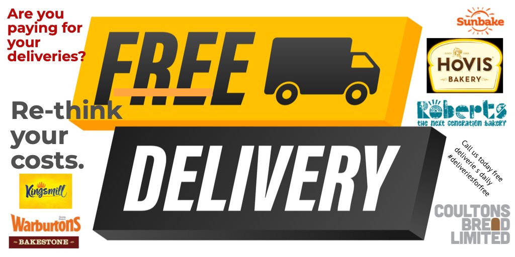 After reading that #Bookers are charging for deliveries to retail shops that will add cost, why not try us as we deliver daily free of charges.#deliverycostmeansprofitlost