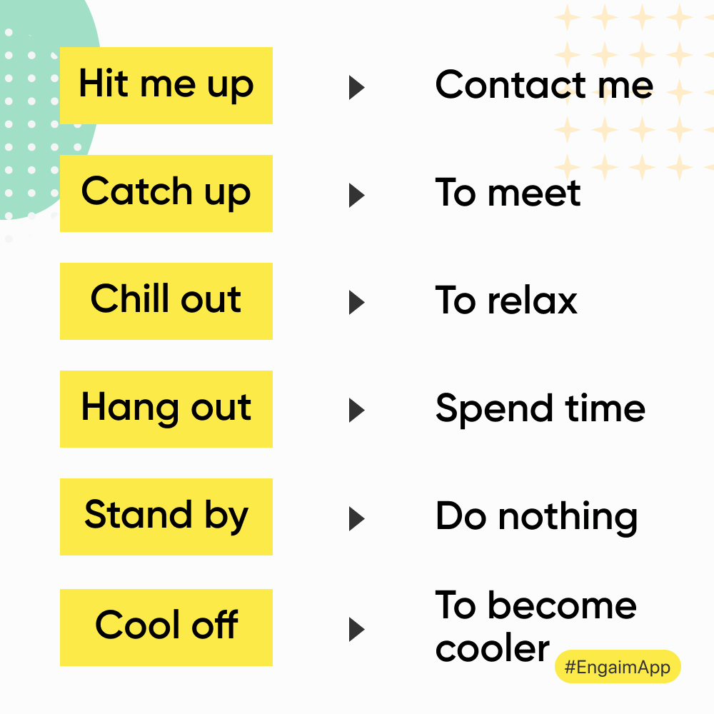 KotoEnglish's tweet photo. How often do you use such words? Don’t be shy, comment below🤗👇
#slang #coolwords #verbs #learnenglish #englishonline #engaimapp #englishapp https://t.co/bzqfyp6qLV