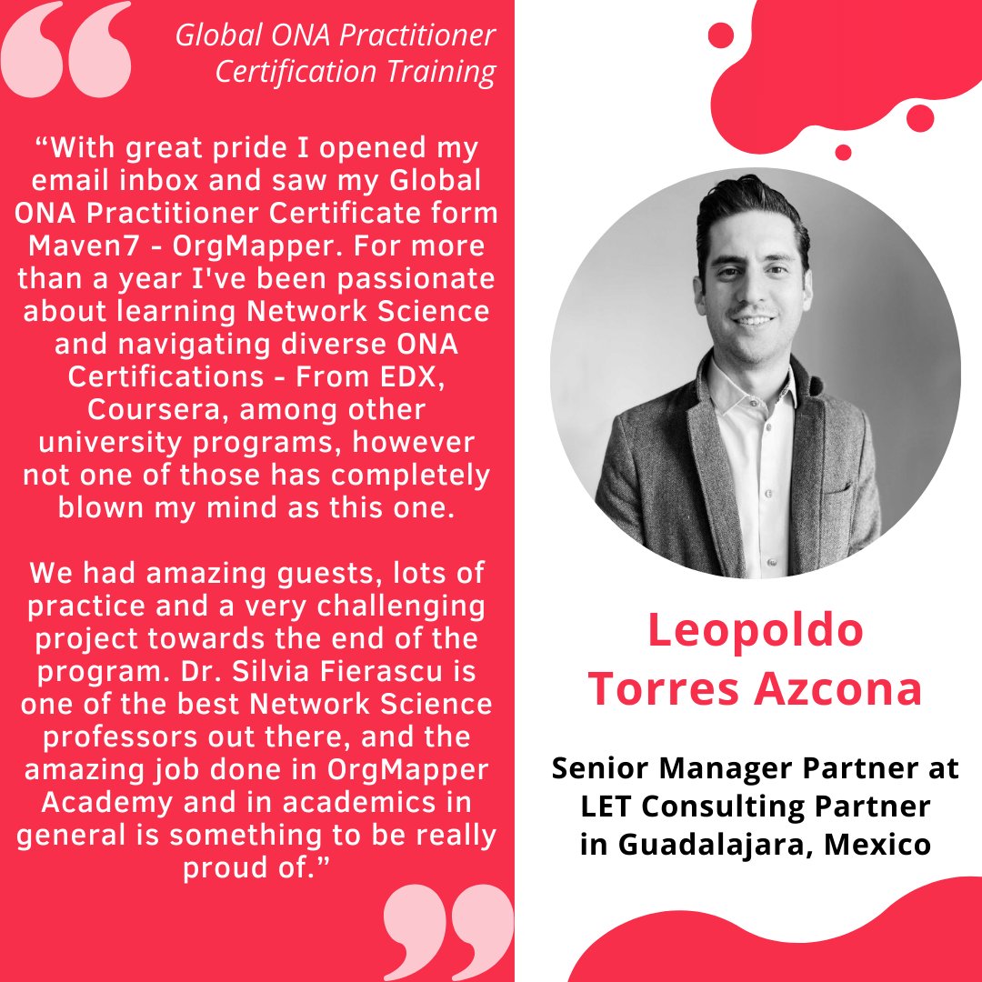 Invest in Skills and Competences!🌎
📌to use the network analytic open source software to conduct an ONA
📌what indicators to measure at all levels of the organization
📌why the network perspective is valuable for your business
eventbrite.com/e/global-ona-p…