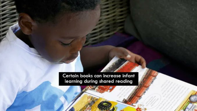 Certain books can increase infant learning during shared reading ukedchat.com/2017/12/12/cer… #UKEdChat