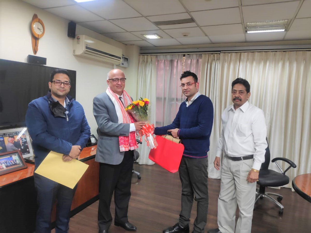 NEDFi_Official's tweet photo. NEDFi expresses its profound sense of admiration &amp; gratitude to Mr SK Barua for your immense contribution to NER, as MD, NRL. We take this opportunity to thank you for your efforts &amp; wish you all the best.
@MDoNER_India 
@KishanReddyOfc 
@CMOfficeAssam 
@cmpatowary 
@NRL_MoPNG https://t.co/0FJH6TQ0xa