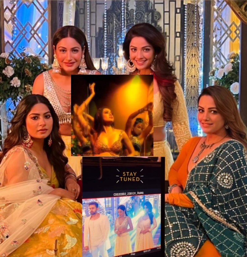 TheReporteR118's tweet photo. After teja came out of Bigg Boss house 🏠 the shooting has started❤️

@itsmetejasswi , @adaa1nonly , @SurbhiChandna , @anitahasnandani , @krishnamukh 

#Naagin #RealReporter https://t.co/DJUn5ZKAqk