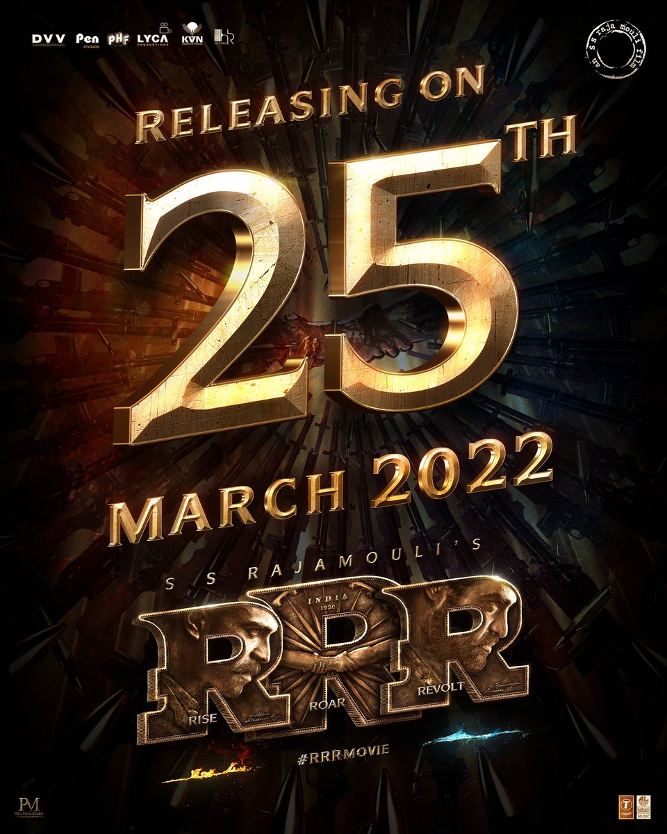 Nandamurifans.com (@nandamurifans) on Twitter photo #RRRonMarch25th, 2022.....FINALISED! 🔥🌊
<a href="/ssrajamouli/">rajamouli ss</a> <a href="/tarak9999/">Jr NTR</a> <a href="/AlwaysRamCharan/">Ram Charan</a> <a href="/ajaydevgn/">Ajay Devgn</a> <a href="/aliaa08/">Alia Bhatt</a> <a href="/RRRMovie/">RRR Movie</a> <a href="/DVVMovies/">DVV Entertainment</a> #RRRMovie #RRRonMarch25th, 2022.....FINALISED! 🔥🌊
<a href="/ssrajamouli/">rajamouli ss</a> <a href="/tarak9999/">Jr NTR</a> <a href="/AlwaysRamCharan/">Ram Charan</a> <a href="/ajaydevgn/">Ajay Devgn</a> <a href="/aliaa08/">Alia Bhatt</a> <a href="/RRRMovie/">RRR Movie</a> <a href="/DVVMovies/">DVV Entertainment</a> #RRRMovie