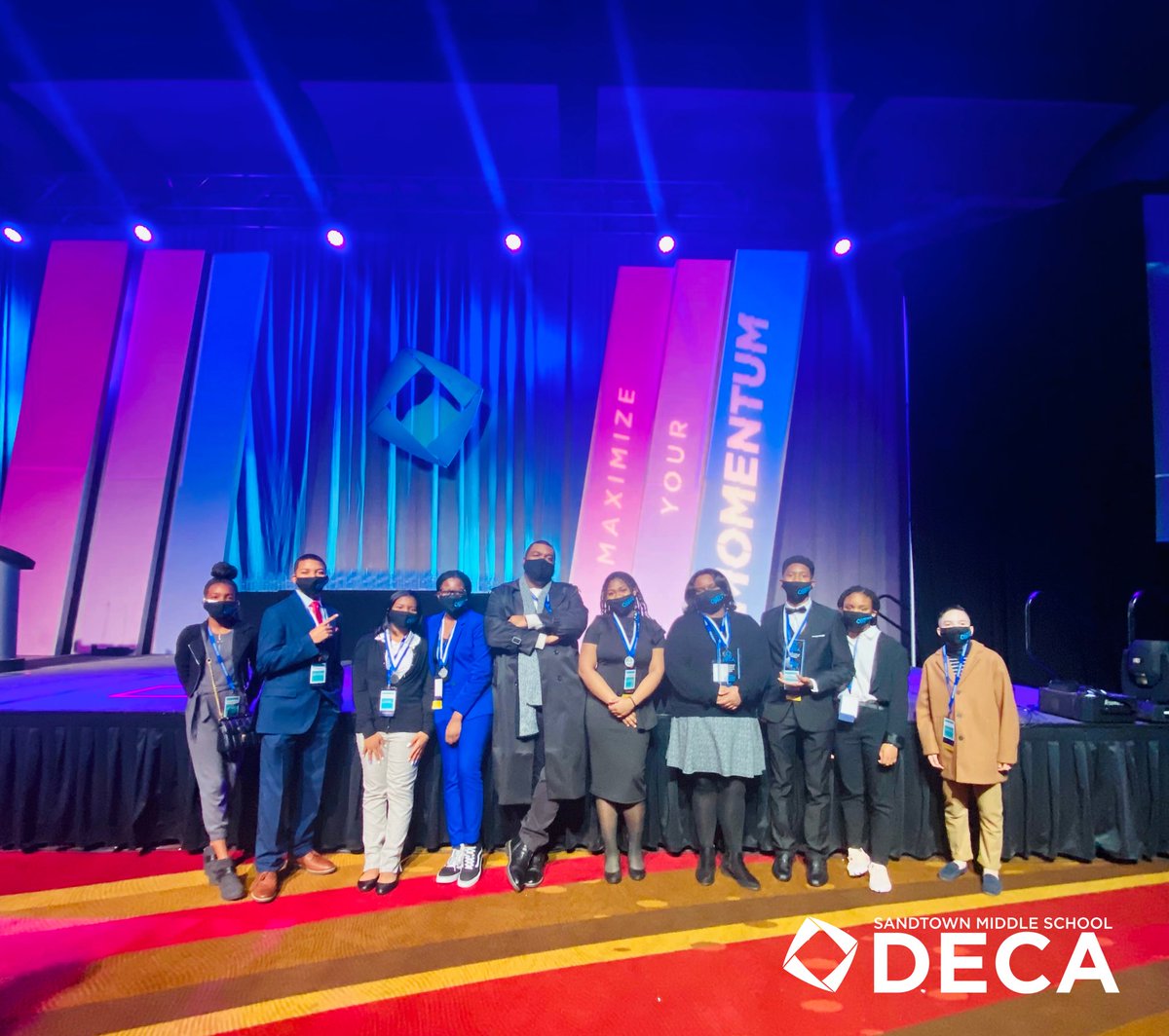 OneWestlakeDECA's tweet photo. We had an amazing experience at 2022 GA DECA State CDC! From the informative leadership conferences to the thrilling competition against DECA Chapters across the Georgia, it truly was a day to remember. @SandtownMS @GeorgiaCTAE #DECA #MaxMomentum #GADECA https://t.co/wavBpAR2kW