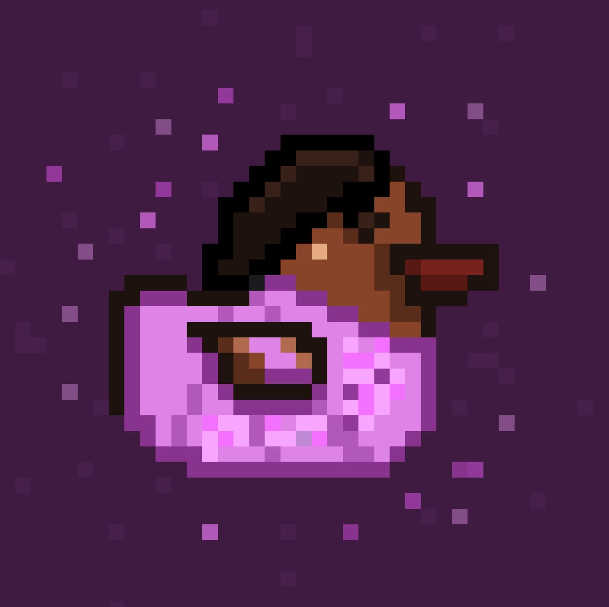 The Gold Child. A duck is Isabela Madrigal.🌹🌵

#a_duck_is #NFTdrop #encantofanart #pixelart