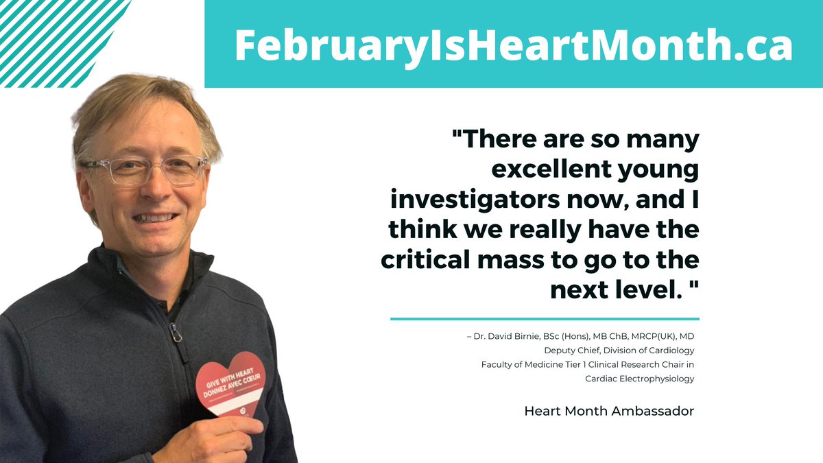 Check out the complete interview between Dr. David Birnie and @liannelaing.
Learn what it means to be our #FebruaryIsHeartMonth ambassador, How #research is changing @UOHIResearch and more...
Click here to watch youtu.be/EhszRGKOBTQ 
#medicalresearch #heartinstitute #Ottawa