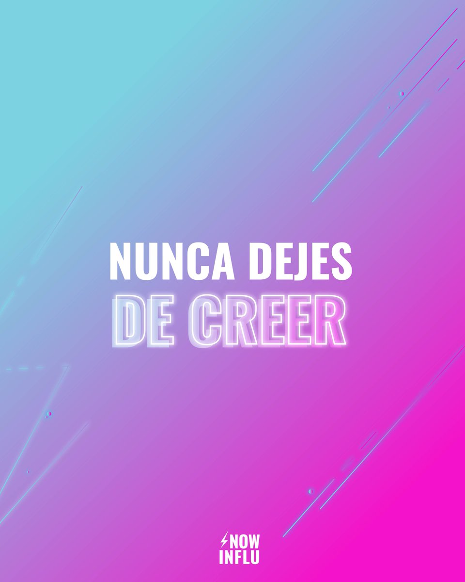 NowInflu's tweet image. Lucha por tus sueños y nunca dejes de creer, porque llegarán⚡💪🏼¿Estás de acuerdo?
Cuéntanos en comentarios cuál es tu mayor sueño🤩
#inspiración #inspiracionpoetica #sueñosymetas #lunesdemotivacion #microinfluencers #ganaseguidores #ganadinerodesdecasa #ganadineroviajando