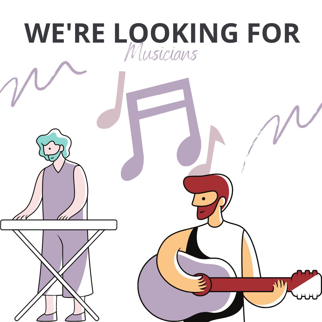 AgeUKCK's tweet photo. PLEASE SHARE! 

We're looking for musicians to perform in our Wellbeing Centres in Calderdale &amp; Kirklees. 

If you are interested, please contact us on 01422 252 040 or enquiry@ageukck.org.uk https://t.co/rNJ4a3NCWZ