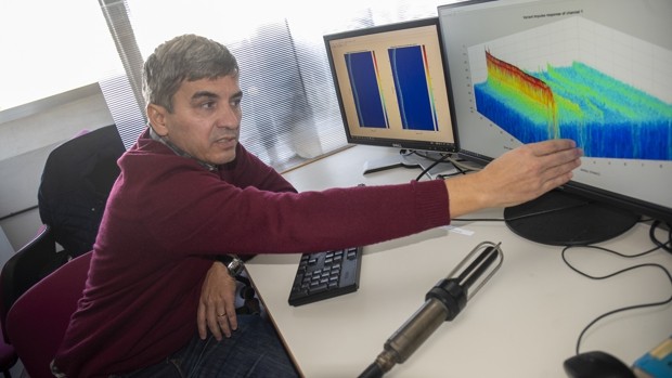 Dpto_IC's tweet image. El diario ABC entrevista al profesor Unai Fernández Plazaola del @Dpto_IC ic.uma.es de la Universidad de Málaga @InfoUMA en relación al proyecto de investigación que dirige sobre Comunicaciones Acústicas Subacuáticas. @AJILET  @det_uma   sevilla.abc.es/andalucia/mala…