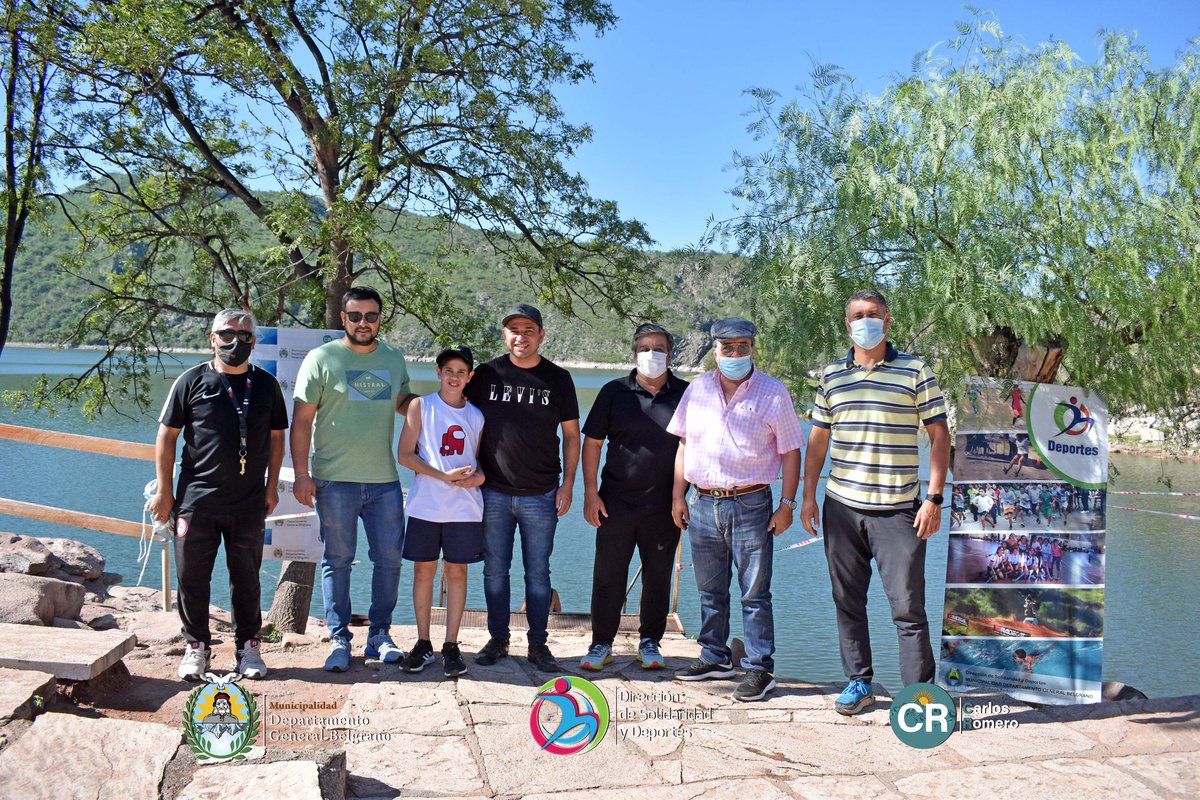 OltaBelgrano's tweet photo. ¡Gracias! @JorgeCordobaLr y @fefoparedes por estar presentes en este gran evento que es el #trialon y #duatlon en Olta. En el 37 edición homenajeamos al atleta #JorgeCeron sin dudas un ejemplo para muchos. Nada de esto podría haber sido posible sin el apoyo de @GobDeLaRioja https://t.co/2E8Q5Mn492